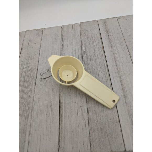 Cream Colored Hand Held Egg Separator 5 3/4" - Picture 1 of 4